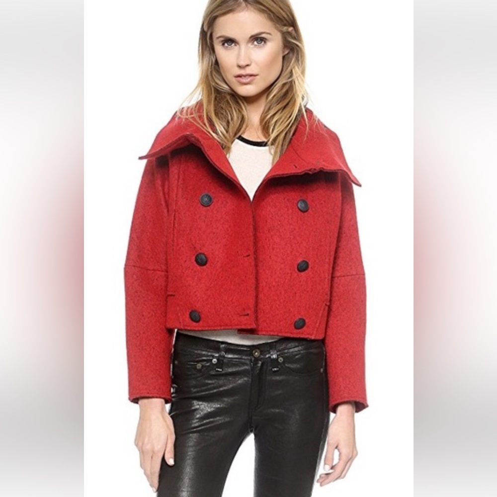 Rag & Bone* Harper ~ Wool Blend Coat
